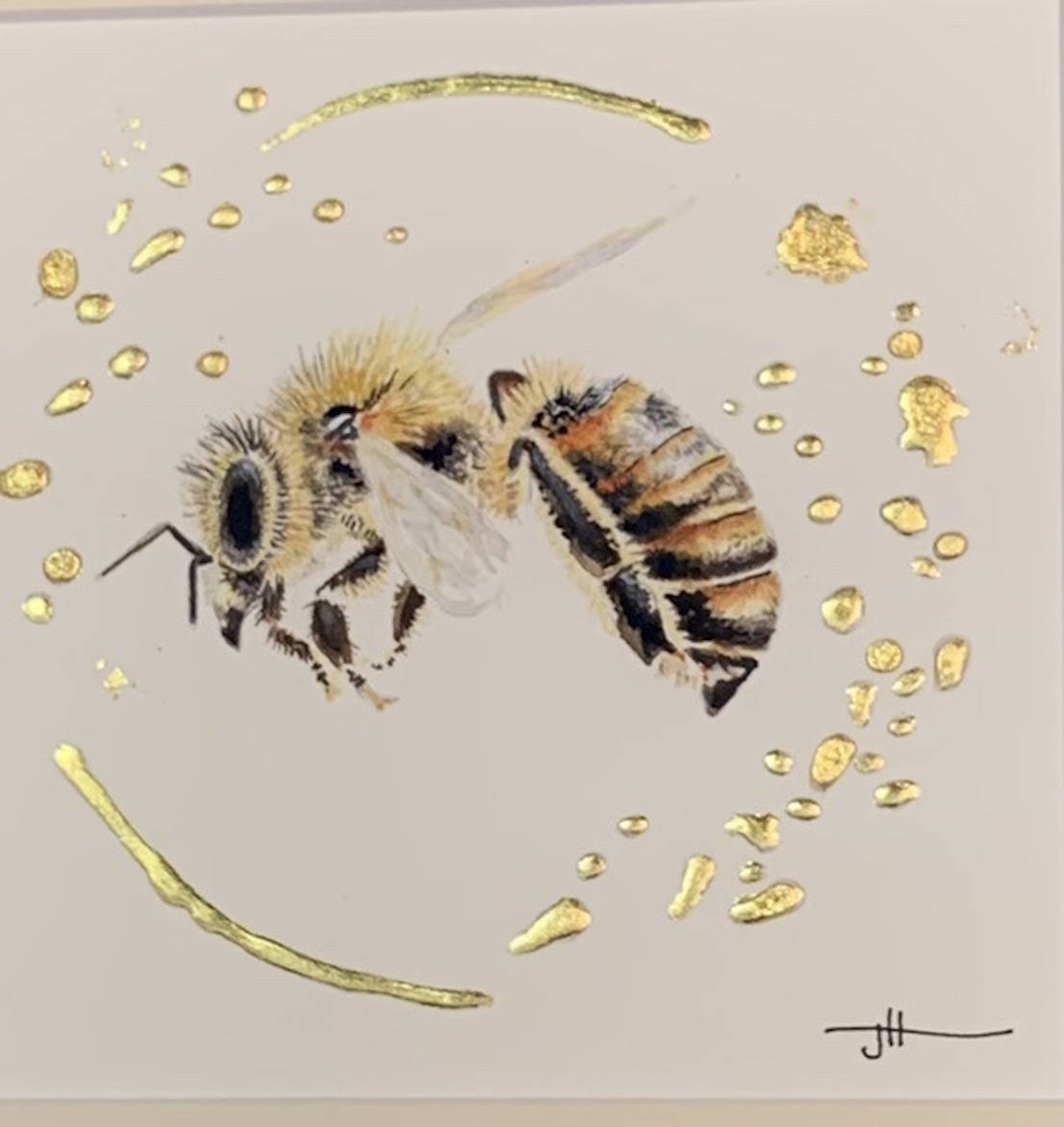 Jacqueline Hocquard | Bee u- tiful 225 ct gold |McAtamney Gallery and Design Store | Geraldine NZ